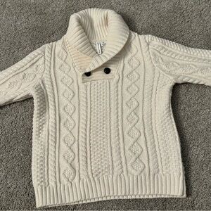 Janie and Jack 2T boys cream fair isle sweater. Worn once. In perfect condition